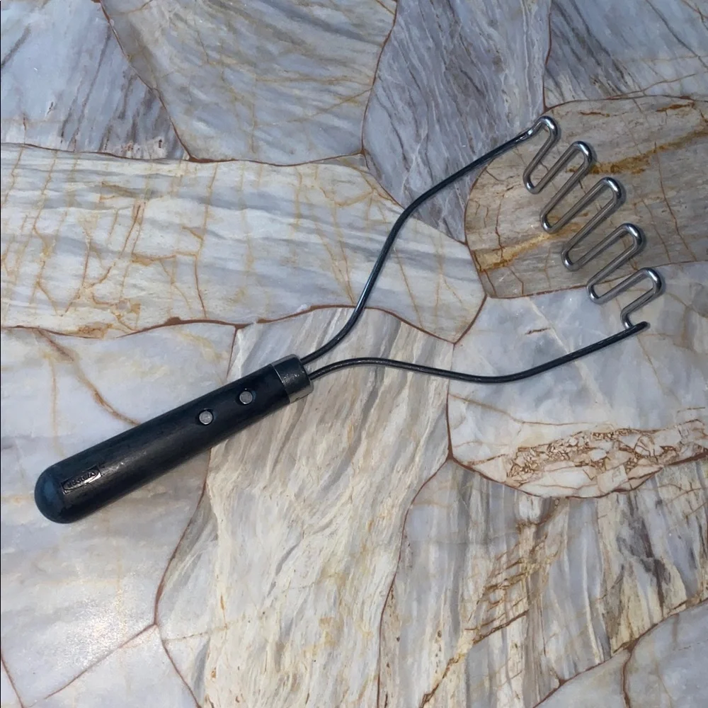 IKEA Black and Silver Potato Masher